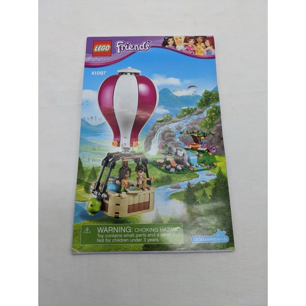 Lego Friends Heartlake Hot Air Ballon Instruction Manual Only 41097